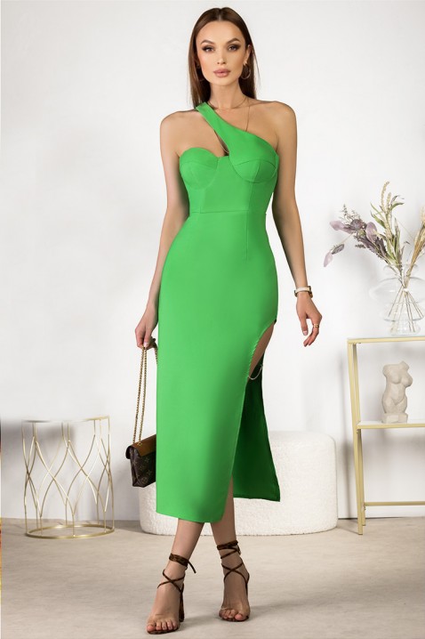 Rochie ROLMERFA GREEN, Culoare: verde, IVET.RO îmbrăcăminte femei și bărbați , lenjerie de corp, încălțăminte, accesorii