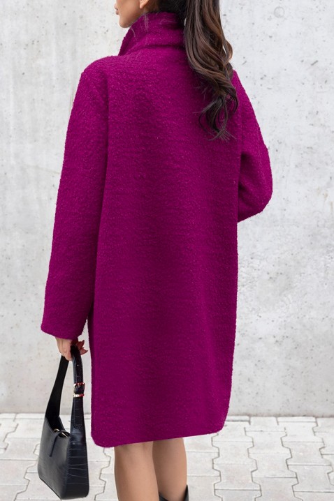 Palton GERZONA FUCHSIA, Culoare: fucsia, IVET.RO îmbrăcăminte femei și bărbați , lenjerie de corp, încălțăminte, accesorii