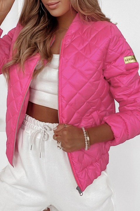 Geacă ILEANA FUCHSIA, Culoare: cyclame, IVET.RO îmbrăcăminte femei și bărbați , lenjerie de corp, încălțăminte, accesorii
