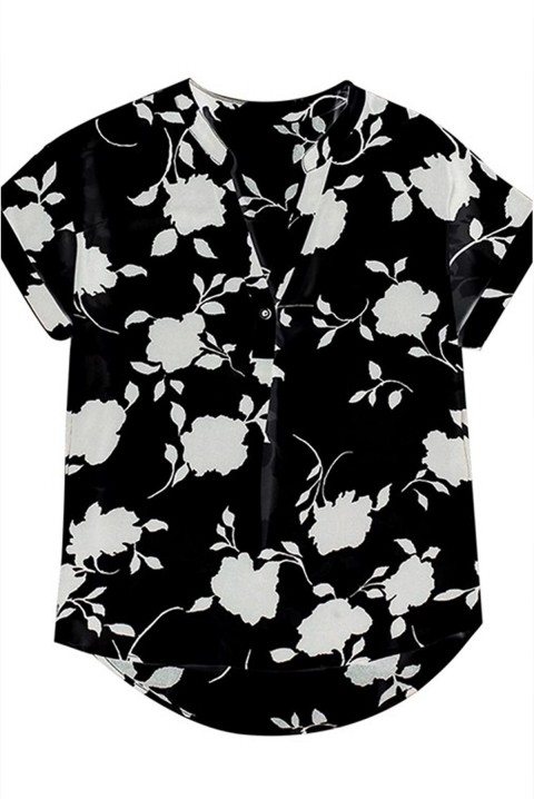 Bluză damă RAVORSA BLACK, Culoare: negru și alb, IVET.RO - Reduceri de până la -80%