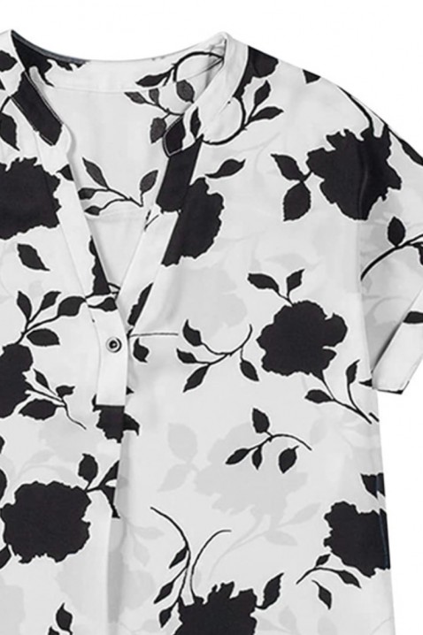 Bluză damă RAVORSA WHITE, Culoare: alb și negru, IVET.RO - Reduceri de până la -80%