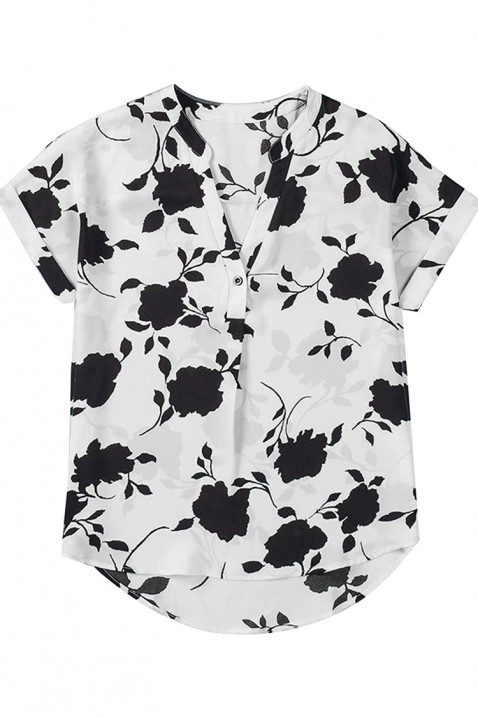 Bluză damă RAVORSA WHITE, Culoare: alb și negru, IVET.RO - Reduceri de până la -80%