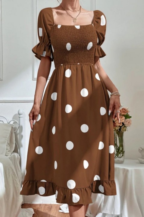 Rochie FANSITA BROWN, Culoare: maro, IVET.RO - Reduceri de până la -80%