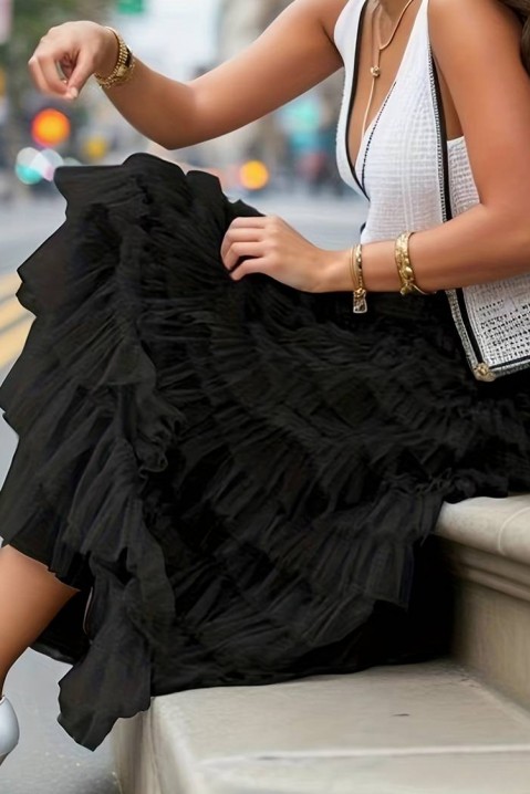 Fustă ASELIKA BLACK, Culoare: negru, IVET.RO - Reduceri de până la -80%