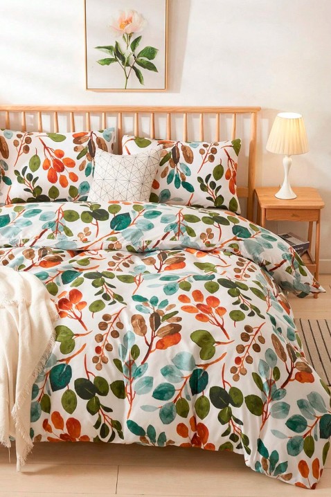 Lenjerie de pat ROMENTIKA 155 x 200 cm bumbac satin, Culoare: multicolor, IVET.RO - Reduceri de până la -80%