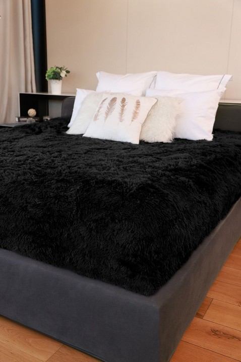 Pătură BERKILA BLACK 200x220 cm, Culoare: negru, IVET.RO - Reduceri de până la -80%