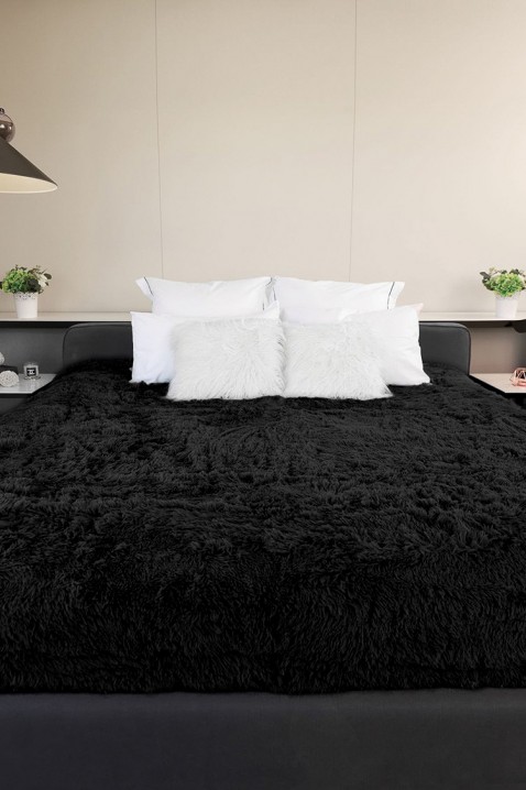 Pătură DEGOLDA BLACK 160x200 cm, Culoare: negru, IVET.RO - Reduceri de până la -80%