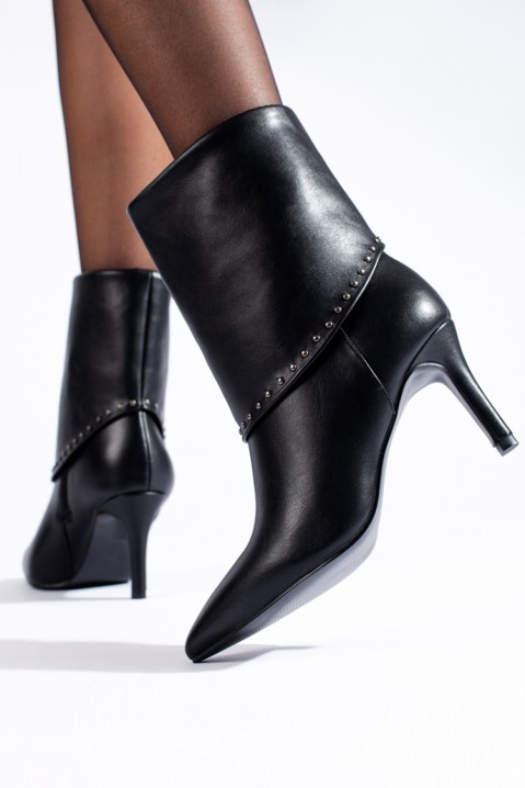Botine damă DENERMA BLACK, Culoare: negru, IVET.RO - Reduceri de până la -80%
