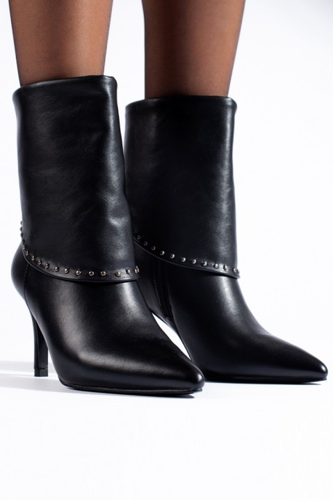 Botine damă DENERMA BLACK, Culoare: negru, IVET.RO - Reduceri de până la -80%