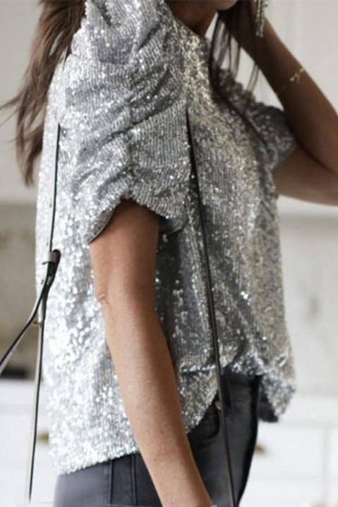 Bluză KREMISA SILVER, Culoare: argintiu, IVET.RO - Reduceri de până la -80%