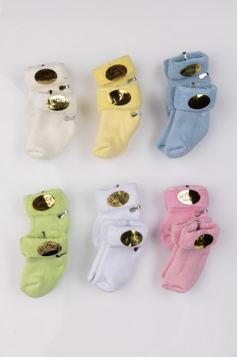 Set 12 ciorapi pentru bebeluși LAROSI, Culoare: multicolor, IVET.RO - Reduceri de până la -80%