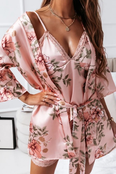 Set pijama cu halat TOLZERA PINK, Culoare: roz, IVET.RO - Reduceri de până la -80%