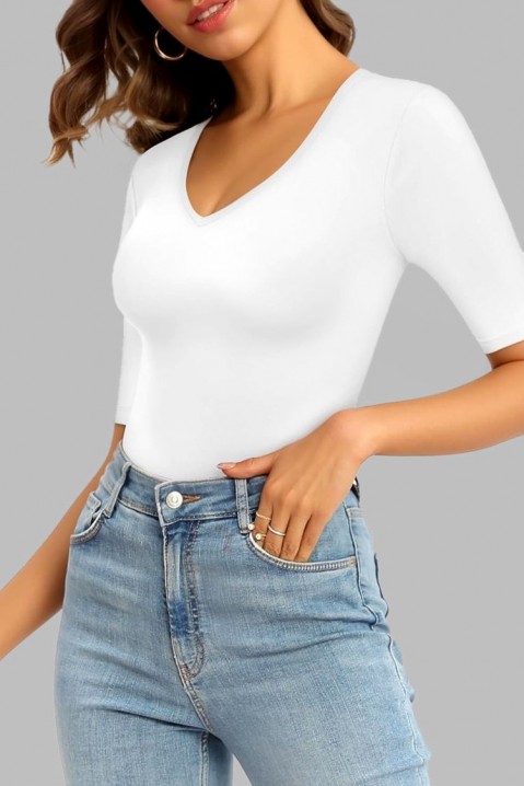 Body - bluză KLEMONA WHITE, Culoare: alb, IVET.RO - Reduceri de până la -80%