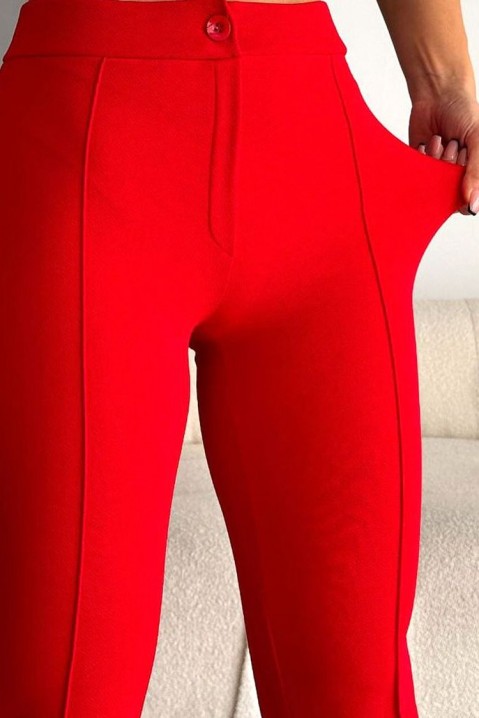 Pantaloni LEOTINA RED, Culoare: roșu, IVET.RO - Reduceri de până la -80%