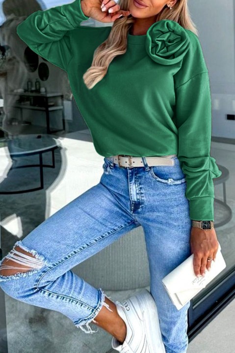 Bluză damă FLORELDA GREEN, Culoare: verde, IVET.RO - Reduceri de până la -80%