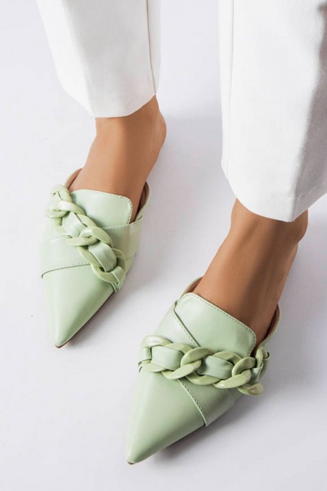 Papuci damă BATENDA GREEN, Culoare: verde, IVET.RO - Reduceri de până la -80%