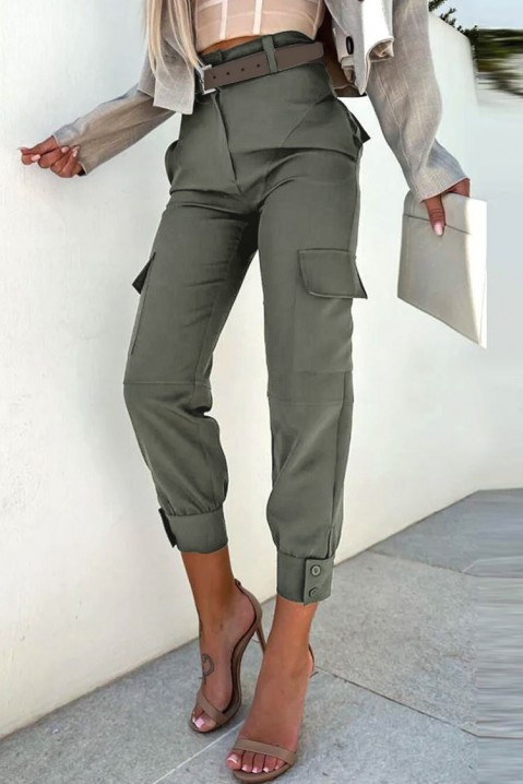 Pantaloni BOLIARA KHAKI, Culoare: khaki, IVET.RO - Reduceri de până la -80%