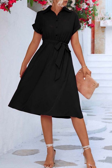 Rochie MELINTA BLACK, Culoare: negru, IVET.RO - Reduceri de până la -80%