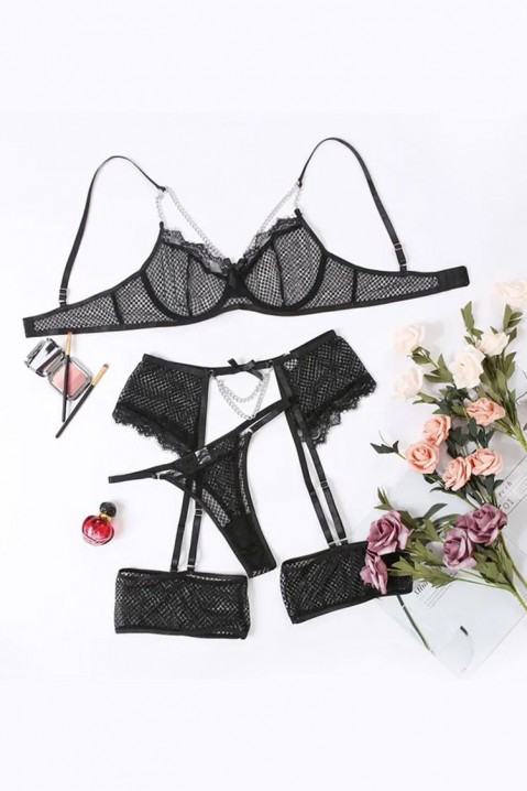 Set lenjerie intimă SENTARA BLACK, Culoare: negru, IVET.RO - Reduceri de până la -80%