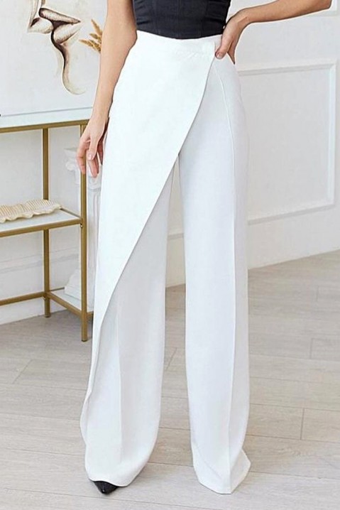 Pantaloni ZARMELA WHITE, Culoare: alb, IVET.RO - Reduceri de până la -80%