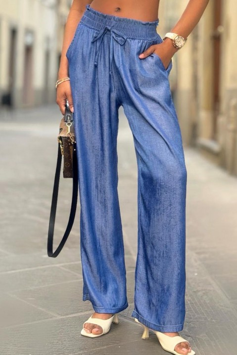 Pantaloni KREMENTA, Culoare: albastru, IVET.RO - Reduceri de până la -80%