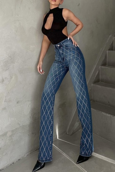 Blugi TEDONSA, Culoare: denim, IVET.RO - Reduceri de până la -80%