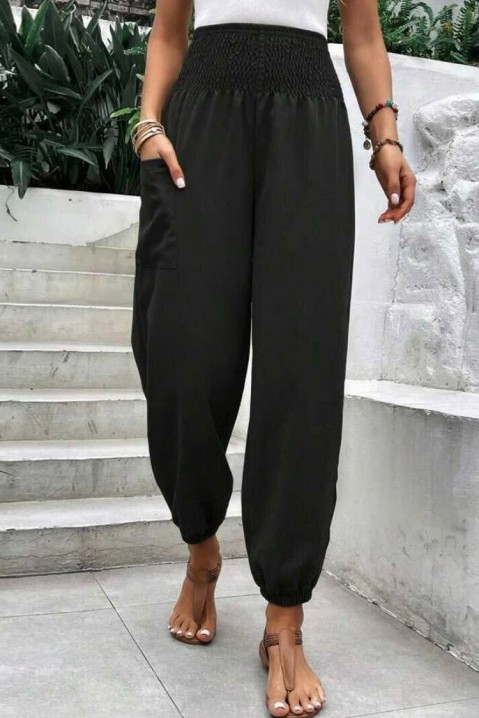 Pantaloni LONTARA, Culoare: negru, IVET.RO - Reduceri de până la -80%
