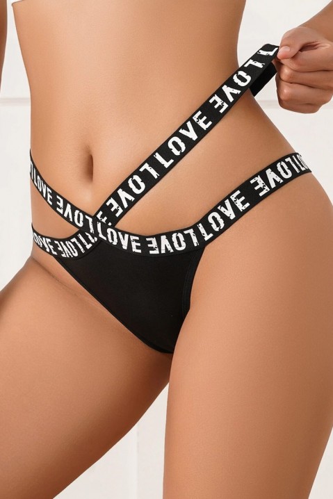 Bikini LOVEATA, Culoare: negru și alb, IVET.RO - Reduceri de până la -80%