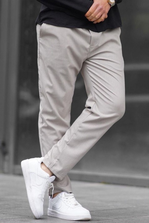 Pantaloni bărbați REKERDO ECRU, Culoare: ecru, IVET.RO - Reduceri de până la -80%