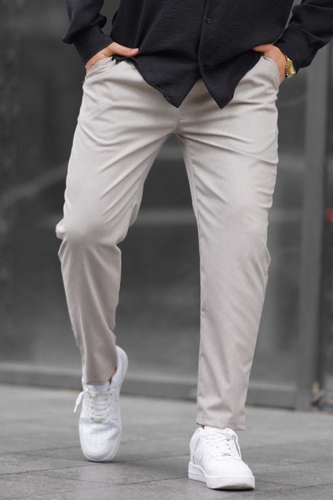Pantaloni bărbați REKERDO ECRU, Culoare: ecru, IVET.RO - Reduceri de până la -80%