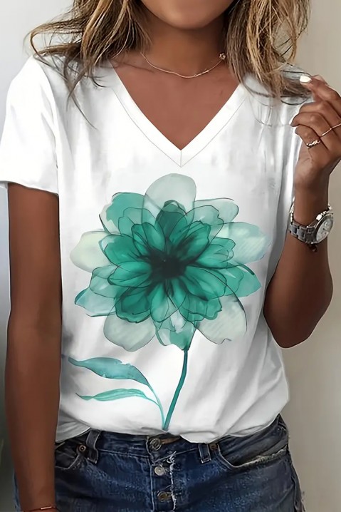 Tricou LISOLNA GREEN, Culoare: alb, IVET.RO - Reduceri de până la -80%