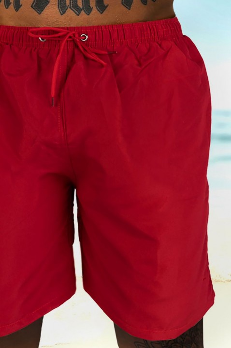 Pantaloni scurți de înot bărbați KENVELO RED, Culoare: roșu, IVET.RO - Reduceri de până la -80%