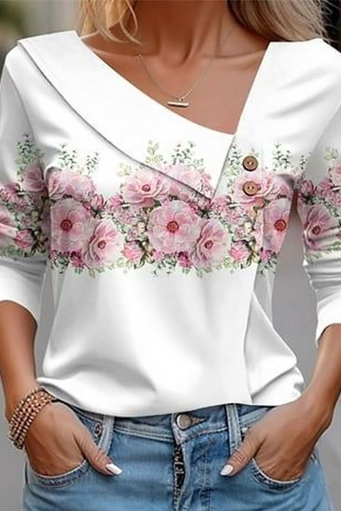 Bluză damă ROZONLA, Culoare: alb, IVET.RO - Reduceri de până la -80%