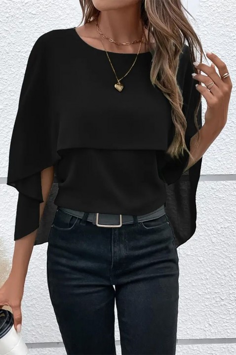 Bluză damă ELDENTA BLACK, Culoare: negru, IVET.RO - Reduceri de până la -80%