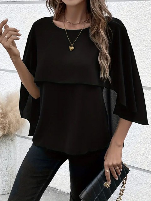 Bluză damă ELDENTA BLACK, Culoare: negru, IVET.RO - Reduceri de până la -80%
