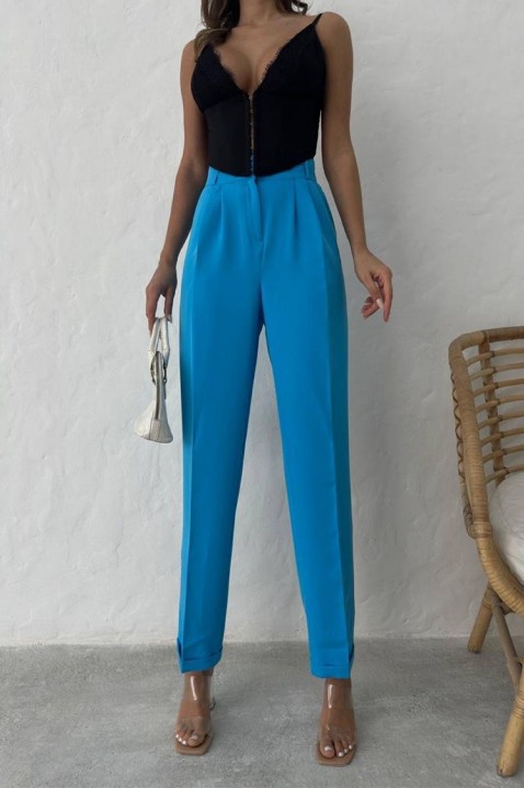 Pantaloni VENTITA BLUE, Culoare: albastru, IVET.RO - Reduceri de până la -80%