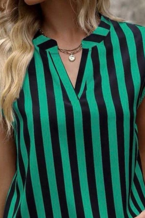 Bluză damă KRESILDA GREEN, Culoare: verde cu negru, IVET.RO - Reduceri de până la -80%
