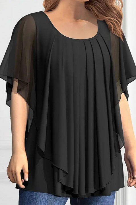 Bluză damă FELOLRA BLACK, Culoare: negru, IVET.RO - Reduceri de până la -80%