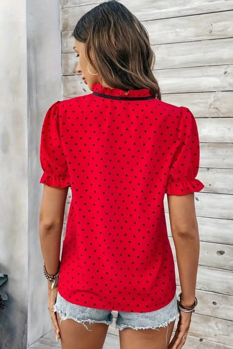 Bluză damă FEDEROLZA, Culoare: roșu, IVET.RO - Reduceri de până la -80%