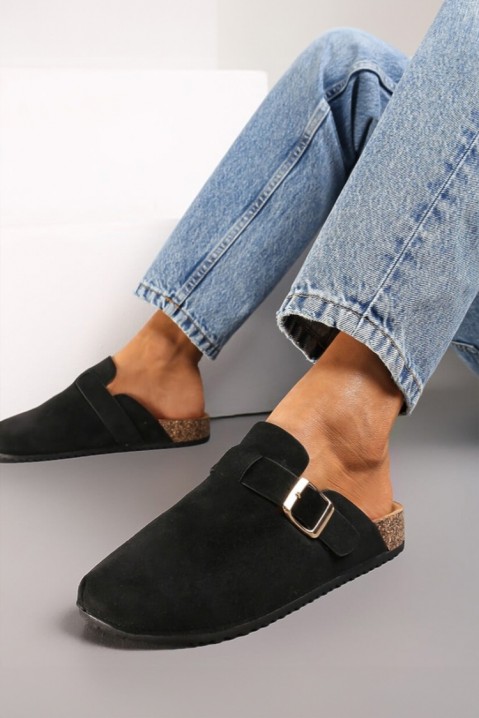 Papuci MARANZA BLACK, Culoare: negru, IVET.RO - Reduceri de până la -80%