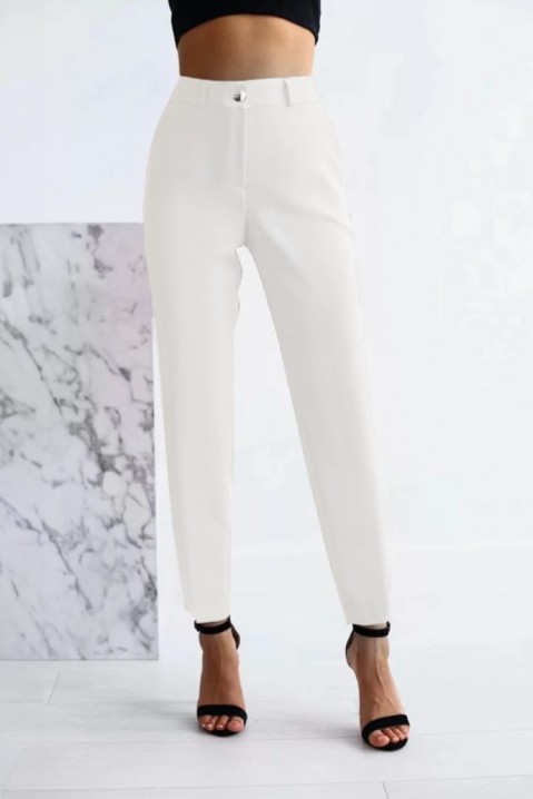 Pantaloni RENTIDA WHITE, Culoare: alb, IVET.RO - Reduceri de până la -80%