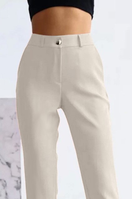 Pantaloni RENTIDA ECRU, Culoare: ecru, IVET.RO - Reduceri de până la -80%
