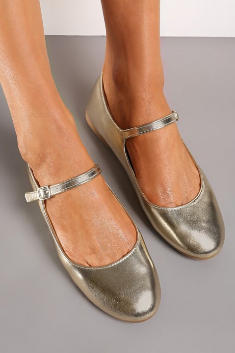 Pantofi damă KOTREALDA, Culoare: auriu, IVET.RO - Reduceri de până la -80%