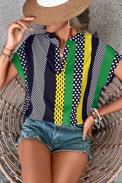 Bluză damă ZAREOLDA GREEN, Culoare: verde, IVET.RO - Reduceri de până la -80%
