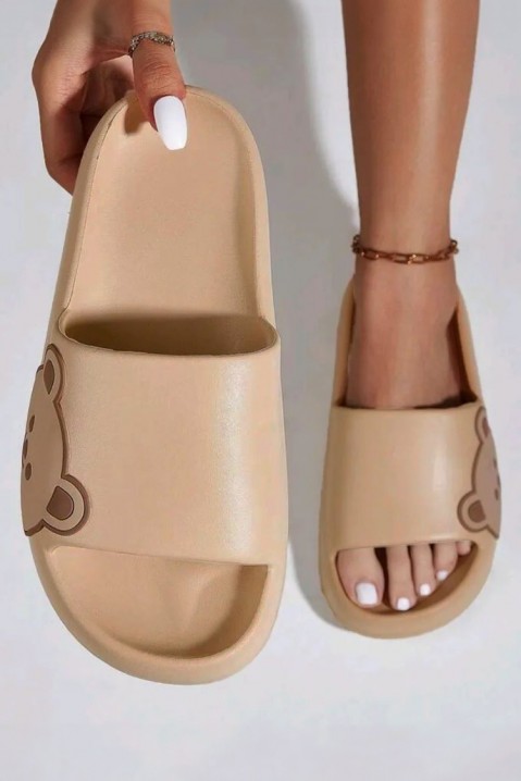 Papuci damă BEARTA BEIGE, Culoare: bej, IVET.RO - Reduceri de până la -80%
