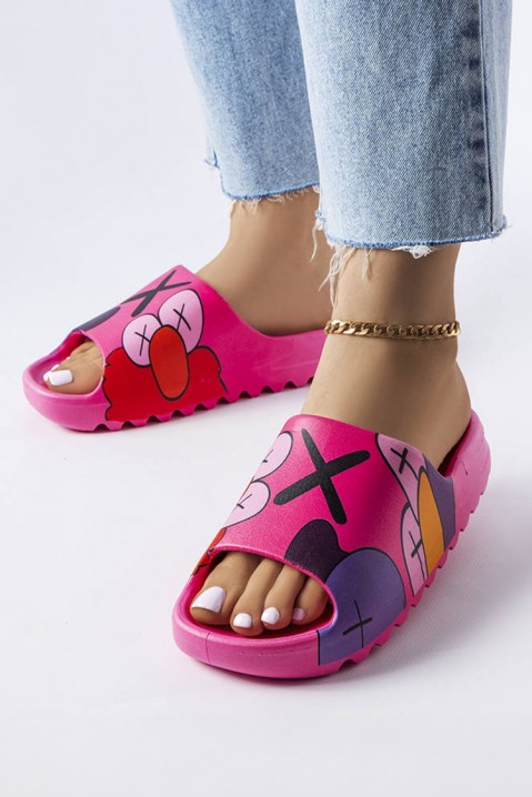 Papuci damă FURMENDA FUCHSIA, Culoare: fuchsia, IVET.RO - Reduceri de până la -80%