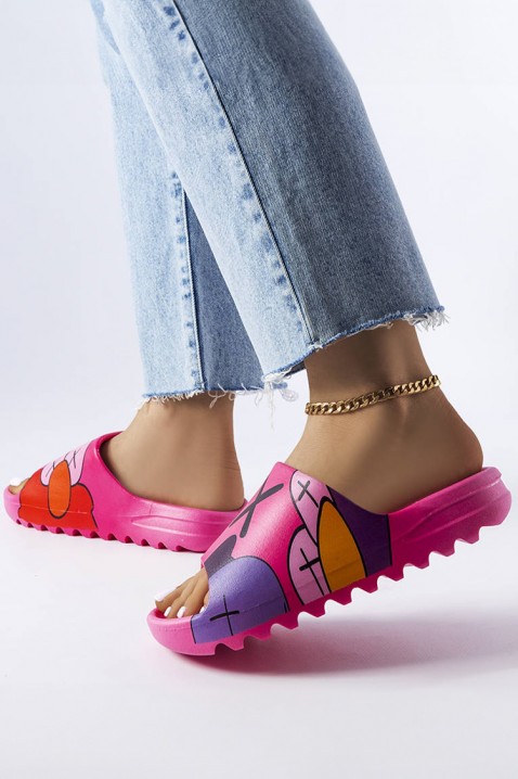 Papuci damă FURMENDA FUCHSIA, Culoare: fuchsia, IVET.RO - Reduceri de până la -80%