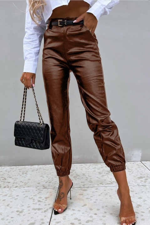 Pantaloni GARBONA BROWN, Culoare: maro, IVET.RO - Reduceri de până la -80%