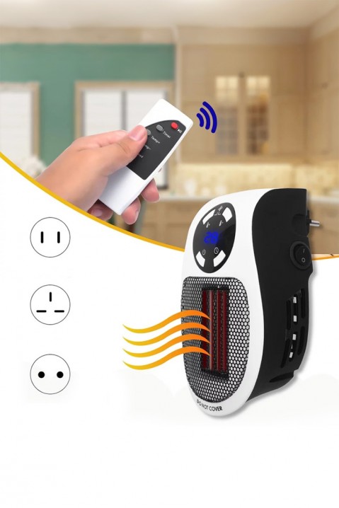 Mini încălzitor cu ventilator ROBENTI, Culoare: negru și alb, IVET.RO - Reduceri de până la -80%