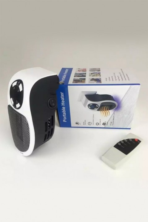 Mini încălzitor cu ventilator ROBENTI, Culoare: negru și alb, IVET.RO - Reduceri de până la -80%